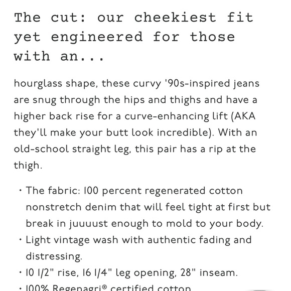 Madewell Curvy 90’s Straight Jeans in Revoir Wash - Picture 14 of 15